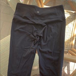 Cropped lululemon legging black